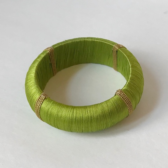 Green and Gold Bracelet - Picture 2 of 2